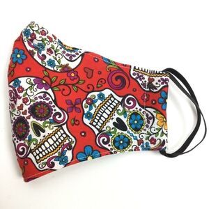 2/$15 - Skeleton Mask, Face Mask, Red Sugar Skulls, Filti Filter‎